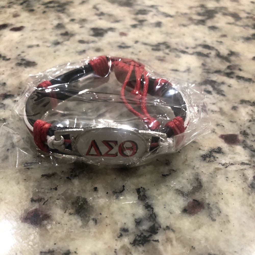 You Get 2 ~>DELTA SIGMA THETA LEATHER BRACELETS